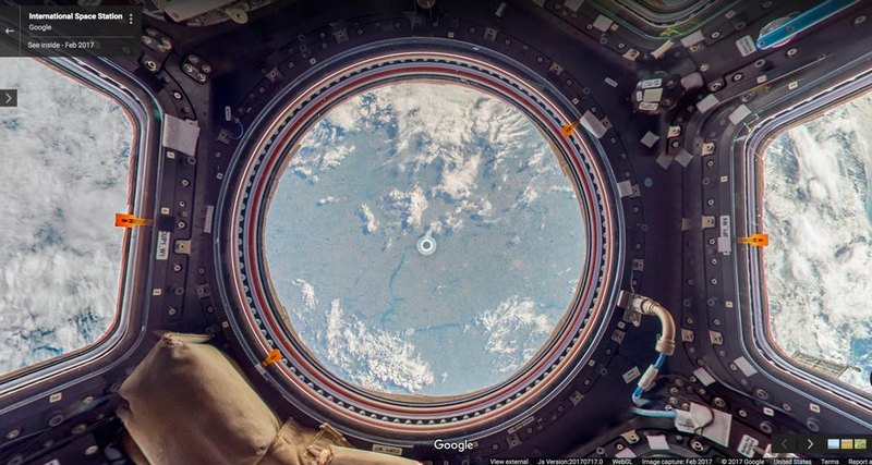Virtual Tour of the ISS from Google Street View