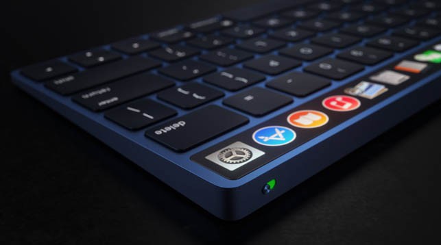 Apple разработала виртуальную клавиатуру
