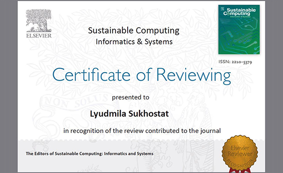 İnstitutun əməkdaşı impakt faktorlu jurnalın rəyçi sertifikatına layiq görülüb, Elm və Təhsil Nazirliyi, Elm ve Tehsil Nazirliyi, Azərbaycan Respublikası Elm və Təhsil Nazirliyi, Azerbaycan Respublikasi Elm ve Tehsil Nazirliyi, Elm və Ali Təhsil üzrə Dövlət Agentliyi, Elm və Ali Təhsil, AMEA, Azərbaycan Milli Elmlər Akademiyası, Elmler Akademiyasi, İnformasiya Texnologiyaları İnstitutu, İnformasiya Texnologiyaları, AMEA ITI, AMEA İTİ, İTİ, ITI, ikt.az, ict.az, ict, ikt, www.ict.az, www.ikt.az, Rasim Aliguliyev, Rasim Əliquliyev, RM Əliquliyev, Əliquliyev Rasim, Academician Rasim Aliguliyev
