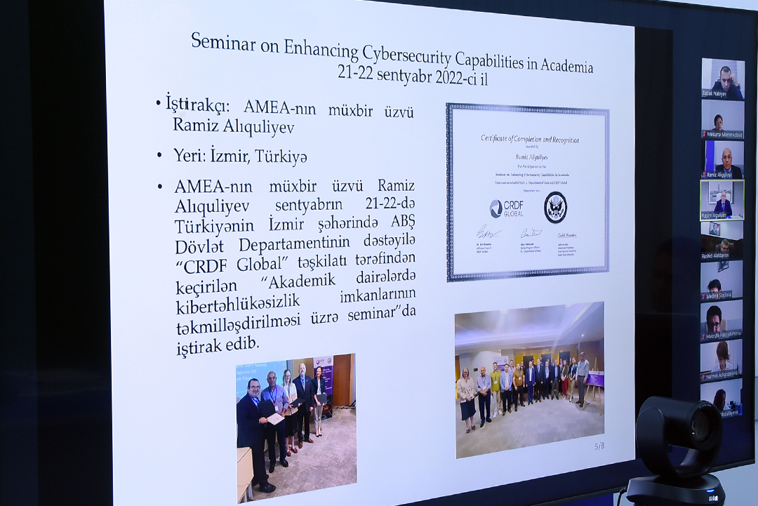 İnstitutun əməkdaşları beynəlxalq tədbirlərdə fəal iştirak edirlər, Elm və Təhsil Nazirliyi, Elm ve Tehsil Nazirliyi, Azərbaycan Respublikası Elm və Təhsil Nazirliyi, Azerbaycan Respublikasi Elm ve Tehsil Nazirliyi, Elm və Ali Təhsil üzrə Dövlət Agentliyi, Elm və Ali Təhsil, AMEA, Azərbaycan Milli Elmlər Akademiyası, Elmler Akademiyasi, İnformasiya Texnologiyaları İnstitutu, İnformasiya Texnologiyaları, AMEA ITI, AMEA İTİ, İTİ, ITI, ikt.az, ict.az, ict, ikt, www.ict.az, www.ikt.az, Rasim Aliguliyev, Rasim Əliquliyev, RM Əliquliyev, Əliquliyev Rasim, Academician Rasim Aliguliyev