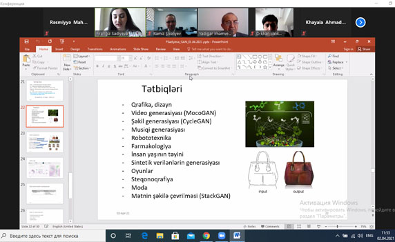 “Generativ rəqib şəbəkələrin əsas modelləri” mövzusunda elmi seminar keçirildi, Elm və Təhsil Nazirliyi, Elm ve Tehsil Nazirliyi, Azərbaycan Respublikası Elm və Təhsil Nazirliyi, Azerbaycan Respublikasi Elm ve Tehsil Nazirliyi, Elm və Ali Təhsil üzrə Dövlət Agentliyi, Elm və Ali Təhsil, AMEA, Azərbaycan Milli Elmlər Akademiyası, Elmler Akademiyasi, İnformasiya Texnologiyaları İnstitutu, İnformasiya Texnologiyaları, AMEA ITI, AMEA İTİ, İTİ, ITI, ikt.az, ict.az, ict, ikt, www.ict.az, www.ikt.az, Rasim Aliguliyev, Rasim Əliquliyev, RM Əliquliyev, Əliquliyev Rasim, Academician Rasim Aliguliyev
