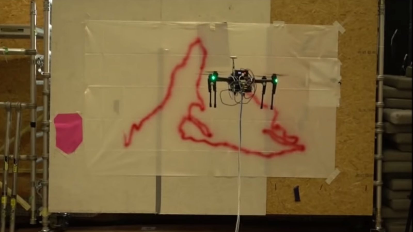 Disney introduces the PaintCopter – an autonomous spray-painting drone