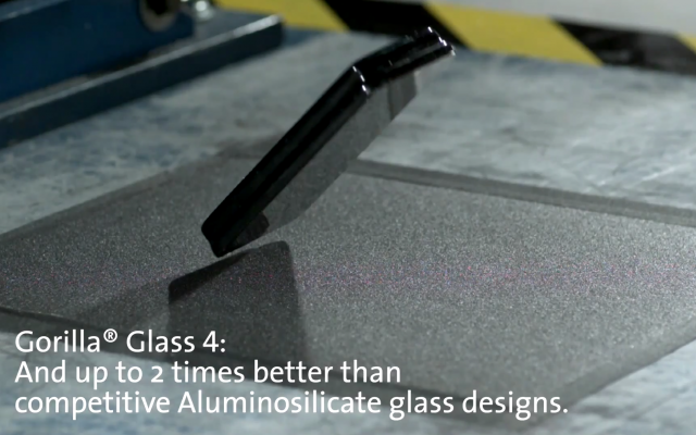Smartfonlar üçün sınmayan Gorilla Glass 4  şüşələrini təqdim edilib