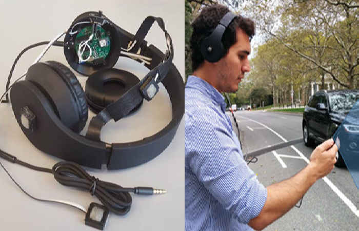 Smart headphones designed to prevent accidents