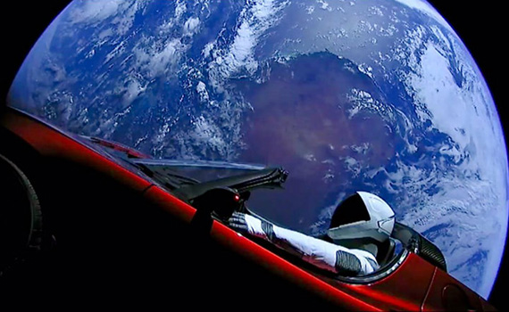 Tesla Roadster with ‘Starman’ completes first orbit around the sun