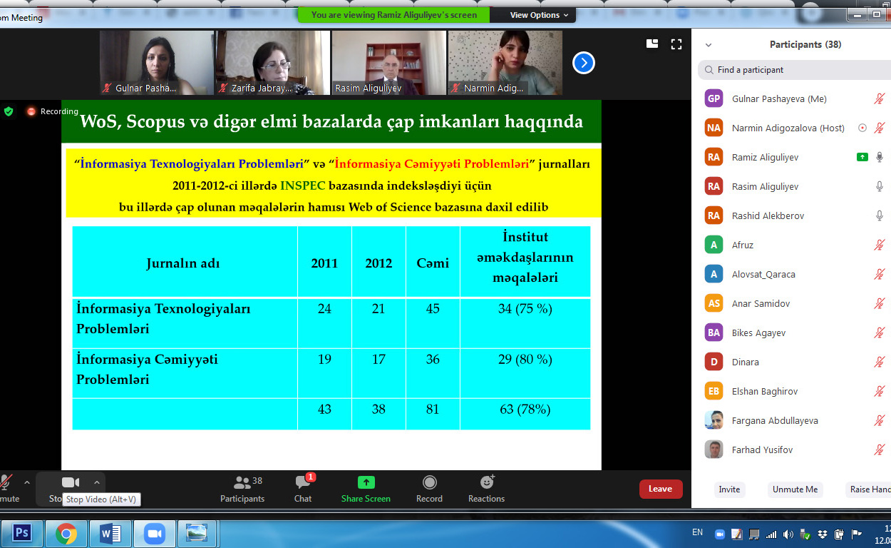 Akademik Rasim Əliquliyev: “Beynəlxalq elmi bazalarla əməkdaşlıq gücləndirilməlidir”, Elm və Təhsil Nazirliyi, Elm ve Tehsil Nazirliyi, Azərbaycan Respublikası Elm və Təhsil Nazirliyi, Azerbaycan Respublikasi Elm ve Tehsil Nazirliyi, Elm və Ali Təhsil üzrə Dövlət Agentliyi, Elm və Ali Təhsil, AMEA, Azərbaycan Milli Elmlər Akademiyası, Elmler Akademiyasi, İnformasiya Texnologiyaları İnstitutu, İnformasiya Texnologiyaları, AMEA ITI, AMEA İTİ, İTİ, ITI, ikt.az, ict.az, ict, ikt, www.ict.az, www.ikt.az, Rasim Aliguliyev, Rasim Əliquliyev, RM Əliquliyev, Əliquliyev Rasim, Academician Rasim Aliguliyev