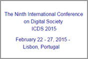 İnstitut əməkdaşlarının məruzəsi “The Ninth International Conference on Digital Society - ICDS 2015”nın materiallarında çap olunub