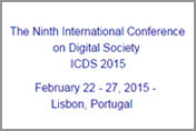 İnstitut əməkdaşlarının məruzəsi “The Ninth International Conference on Digital Society - ICDS 2015”nın materiallarında çap olunub, Elm və Təhsil Nazirliyi, Elm ve Tehsil Nazirliyi, Azərbaycan Respublikası Elm və Təhsil Nazirliyi, Azerbaycan Respublikasi Elm ve Tehsil Nazirliyi, Elm və Ali Təhsil üzrə Dövlət Agentliyi, Elm və Ali Təhsil, AMEA, Azərbaycan Milli Elmlər Akademiyası, Elmler Akademiyasi, İnformasiya Texnologiyaları İnstitutu, İnformasiya Texnologiyaları, AMEA ITI, AMEA İTİ, İTİ, ITI, ikt.az, ict.az, ict, ikt, www.ict.az, www.ikt.az, Rasim Aliguliyev, Rasim Əliquliyev, RM Əliquliyev, Əliquliyev Rasim, Academician Rasim Aliguliyev