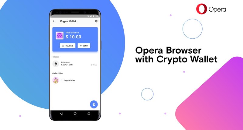 Opera released the first cryptocurrency browser