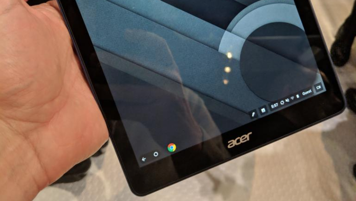 Acer developed the world's first tablet on Chrome OS