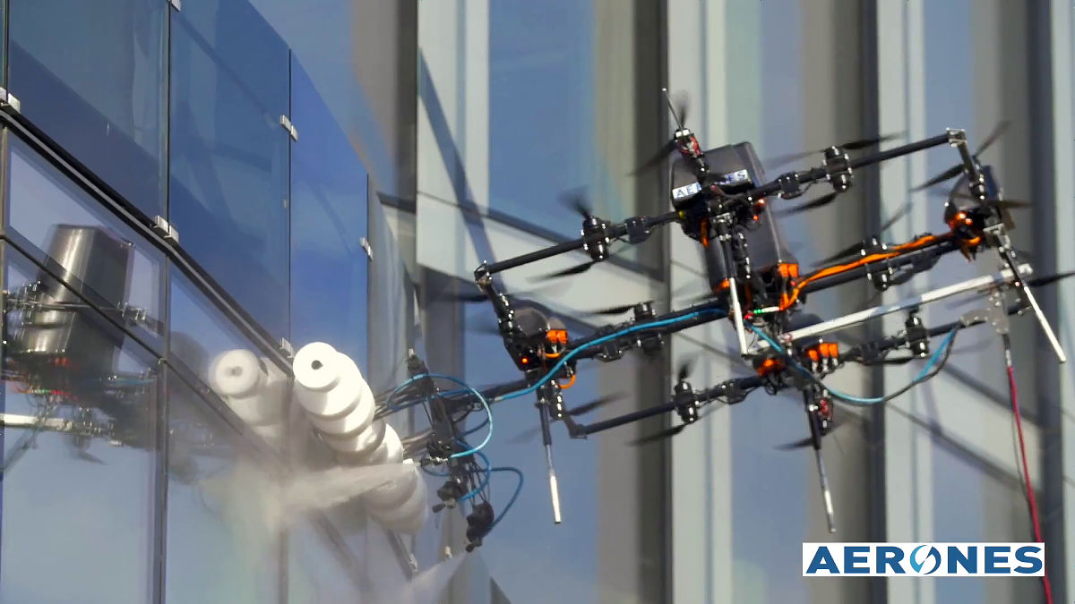 Startup Aerones Proposes Replacing Window Cleaners With Drones