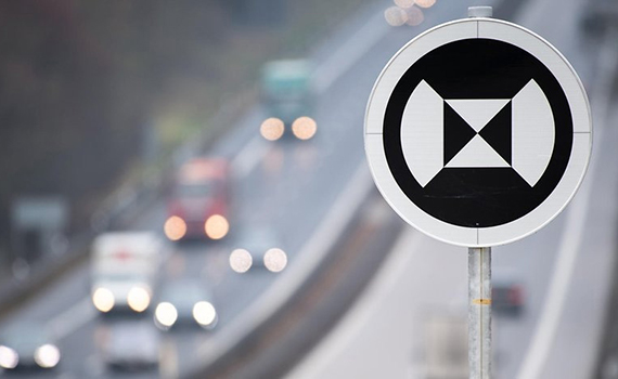 A road sign for autonomous vehicles