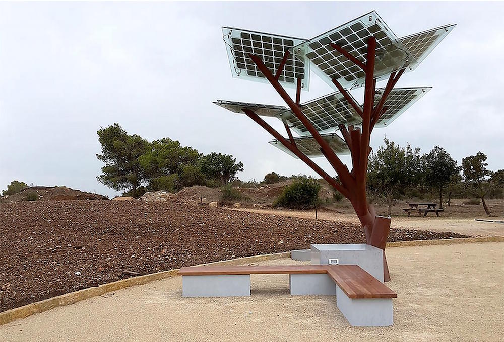 ETree: "smart " tree on solar panels"