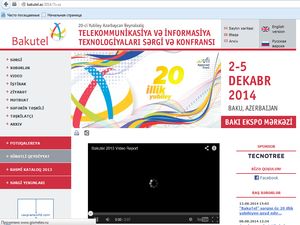 “BakuTel” sərgisi bu il 20 illik yubileyini qeyd edəcək, Elm və Təhsil Nazirliyi, Elm ve Tehsil Nazirliyi, Azərbaycan Respublikası Elm və Təhsil Nazirliyi, Azerbaycan Respublikasi Elm ve Tehsil Nazirliyi, Elm və Ali Təhsil üzrə Dövlət Agentliyi, Elm və Ali Təhsil, AMEA, Azərbaycan Milli Elmlər Akademiyası, Elmler Akademiyasi, İnformasiya Texnologiyaları İnstitutu, İnformasiya Texnologiyaları, AMEA ITI, AMEA İTİ, İTİ, ITI, ikt.az, ict.az, ict, ikt, www.ict.az, www.ikt.az, Rasim Aliguliyev, Rasim Əliquliyev, RM Əliquliyev, Əliquliyev Rasim, Academician Rasim Aliguliyev