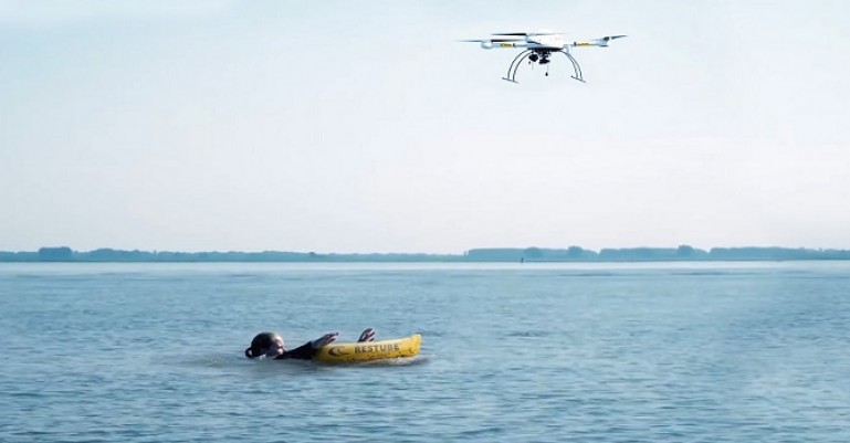 In Germany, drones will be used to rescue drowning people