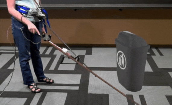 Microsoft created a virtual reality system for the blind