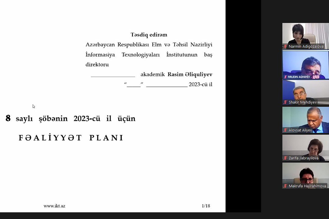 İnstitutda elektron təhsilin formalaşması və intellektuallaşdırılması problemləri üzrə tədqiqatlar aparılır, Elm və Təhsil Nazirliyi, Elm ve Tehsil Nazirliyi, Azərbaycan Respublikası Elm və Təhsil Nazirliyi, Azerbaycan Respublikasi Elm ve Tehsil Nazirliyi, Elm və Ali Təhsil üzrə Dövlət Agentliyi, Elm və Ali Təhsil, AMEA, Azərbaycan Milli Elmlər Akademiyası, Elmler Akademiyasi, İnformasiya Texnologiyaları İnstitutu, İnformasiya Texnologiyaları, AMEA ITI, AMEA İTİ, İTİ, ITI, ikt.az, ict.az, ict, ikt, www.ict.az, www.ikt.az, Rasim Aliguliyev, Rasim Əliquliyev, RM Əliquliyev, Əliquliyev Rasim, Academician Rasim Aliguliyev