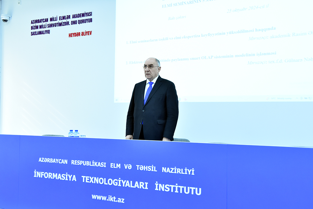 Akademik Rasim Əliquliyev: “İnstitutun elmi potensialından daha səmərəli istifadə edilməsi istiqamətində işlər görülməlidir”, Elm və Təhsil Nazirliyi, Elm ve Tehsil Nazirliyi, Azərbaycan Respublikası Elm və Təhsil Nazirliyi, Azerbaycan Respublikasi Elm ve Tehsil Nazirliyi, Elm və Ali Təhsil üzrə Dövlət Agentliyi, Elm və Ali Təhsil, AMEA, Azərbaycan Milli Elmlər Akademiyası, Elmler Akademiyasi, İnformasiya Texnologiyaları İnstitutu, İnformasiya Texnologiyaları, AMEA ITI, AMEA İTİ, İTİ, ITI, ikt.az, ict.az, ict, ikt, www.ict.az, www.ikt.az, Rasim Aliguliyev, Rasim Əliquliyev, RM Əliquliyev, Əliquliyev Rasim, Academician Rasim Aliguliyev