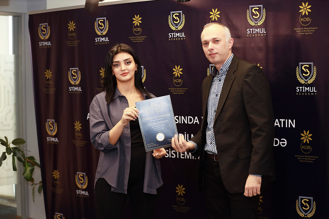 Gənc tədqiqatçı yaşıl iqtisadiyyatın dayanıqlılığının təmin edilməsinə dair təlimdə iştirak edib, Elm və Təhsil Nazirliyi, Elm ve Tehsil Nazirliyi, Azərbaycan Respublikası Elm və Təhsil Nazirliyi, Azerbaycan Respublikasi Elm ve Tehsil Nazirliyi, Elm və Ali Təhsil üzrə Dövlət Agentliyi, Elm və Ali Təhsil, AMEA, Azərbaycan Milli Elmlər Akademiyası, Elmler Akademiyasi, İnformasiya Texnologiyaları İnstitutu, İnformasiya Texnologiyaları, AMEA ITI, AMEA İTİ, İTİ, ITI, ikt.az, ict.az, ict, ikt, www.ict.az, www.ikt.az, Rasim Aliguliyev, Rasim Əliquliyev, RM Əliquliyev, Əliquliyev Rasim, Academician Rasim Aliguliyev