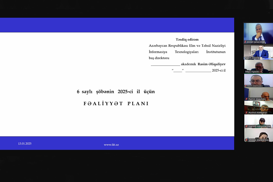 İnstitutda müasir rəqəmsal iqtisadiyyatın formalaşması problemləri tədqiq olunur, Elm və Təhsil Nazirliyi, Elm ve Tehsil Nazirliyi, Azərbaycan Respublikası Elm və Təhsil Nazirliyi, Azerbaycan Respublikasi Elm ve Tehsil Nazirliyi, Elm və Ali Təhsil üzrə Dövlət Agentliyi, Elm və Ali Təhsil, AMEA, Azərbaycan Milli Elmlər Akademiyası, Elmler Akademiyasi, İnformasiya Texnologiyaları İnstitutu, İnformasiya Texnologiyaları, AMEA ITI, AMEA İTİ, İTİ, ITI, ikt.az, ict.az, ict, ikt, www.ict.az, www.ikt.az, Rasim Aliguliyev, Rasim Əliquliyev, RM Əliquliyev, Əliquliyev Rasim, Academician Rasim Aliguliyev