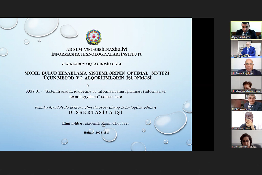 Mobil bulud hesablama sistemlərində virtual maşınların optimal seçilməsi ilə bağlı tədqiqatlar davam etdirilir, Elm və Təhsil Nazirliyi, Elm ve Tehsil Nazirliyi, Azərbaycan Respublikası Elm və Təhsil Nazirliyi, Azerbaycan Respublikasi Elm ve Tehsil Nazirliyi, Elm və Ali Təhsil üzrə Dövlət Agentliyi, Elm və Ali Təhsil, AMEA, Azərbaycan Milli Elmlər Akademiyası, Elmler Akademiyasi, İnformasiya Texnologiyaları İnstitutu, İnformasiya Texnologiyaları, AMEA ITI, AMEA İTİ, İTİ, ITI, ikt.az, ict.az, ict, ikt, www.ict.az, www.ikt.az, Rasim Aliguliyev, Rasim Əliquliyev, RM Əliquliyev, Əliquliyev Rasim, Academician Rasim Aliguliyev
