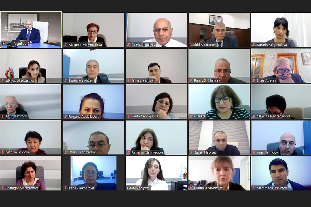 Elmi şuranın iclasında bir sıra elmi və təşkilati məsələlər müzakirə olunub