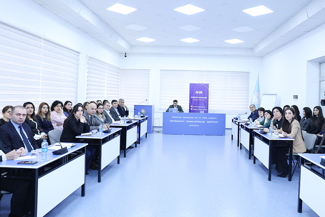 İnformasiya Texnologiyaları İnstitutunda “Süni intellekt savadlılığı” mövzusunda təlim keçirilib, Elm və Təhsil Nazirliyi, Elm ve Tehsil Nazirliyi, Azərbaycan Respublikası Elm və Təhsil Nazirliyi, Azerbaycan Respublikasi Elm ve Tehsil Nazirliyi, Elm və Ali Təhsil üzrə Dövlət Agentliyi, Elm və Ali Təhsil, AMEA, Azərbaycan Milli Elmlər Akademiyası, Elmler Akademiyasi, İnformasiya Texnologiyaları İnstitutu, İnformasiya Texnologiyaları, AMEA ITI, AMEA İTİ, İTİ, ITI, ikt.az, ict.az, ict, ikt, www.ict.az, www.ikt.az, Rasim Aliguliyev, Rasim Əliquliyev, RM Əliquliyev, Əliquliyev Rasim, Academician Rasim Aliguliyev