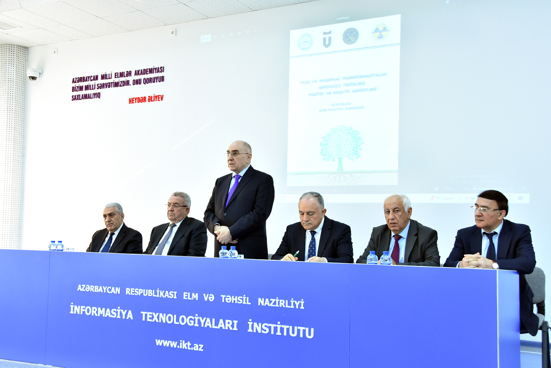 “Yaşıl və rəqəmsal transformasiyalar: qarşılıqlı təsirləri, pozitiv və neqativ aspektləri” mövzusunda respublika elmi-praktiki konfransı keçirildi, Elm və Təhsil Nazirliyi, Elm ve Tehsil Nazirliyi, Azərbaycan Respublikası Elm və Təhsil Nazirliyi, Azerbaycan Respublikasi Elm ve Tehsil Nazirliyi, Elm və Ali Təhsil üzrə Dövlət Agentliyi, Elm və Ali Təhsil, AMEA, Azərbaycan Milli Elmlər Akademiyası, Elmler Akademiyasi, İnformasiya Texnologiyaları İnstitutu, İnformasiya Texnologiyaları, AMEA ITI, AMEA İTİ, İTİ, ITI, ikt.az, ict.az, ict, ikt, www.ict.az, www.ikt.az, Rasim Aliguliyev, Rasim Əliquliyev, RM Əliquliyev, Əliquliyev Rasim, Academician Rasim Aliguliyev