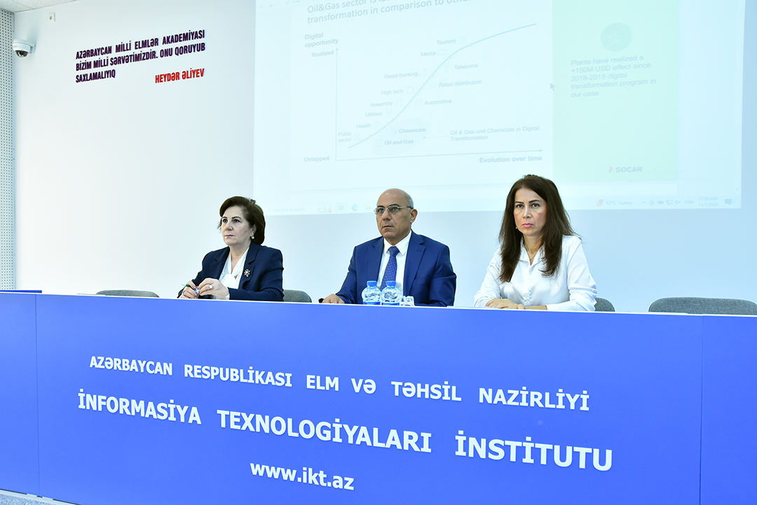 “Yaşıl və rəqəmsal transformasiyalar: qarşılıqlı təsirləri, pozitiv və neqativ aspektləri” konfransı seksiya iclasları ilə davam edib, Elm və Təhsil Nazirliyi, Elm ve Tehsil Nazirliyi, Azərbaycan Respublikası Elm və Təhsil Nazirliyi, Azerbaycan Respublikasi Elm ve Tehsil Nazirliyi, Elm və Ali Təhsil üzrə Dövlət Agentliyi, Elm və Ali Təhsil, AMEA, Azərbaycan Milli Elmlər Akademiyası, Elmler Akademiyasi, İnformasiya Texnologiyaları İnstitutu, İnformasiya Texnologiyaları, AMEA ITI, AMEA İTİ, İTİ, ITI, ikt.az, ict.az, ict, ikt, www.ict.az, www.ikt.az, Rasim Aliguliyev, Rasim Əliquliyev, RM Əliquliyev, Əliquliyev Rasim, Academician Rasim Aliguliyev