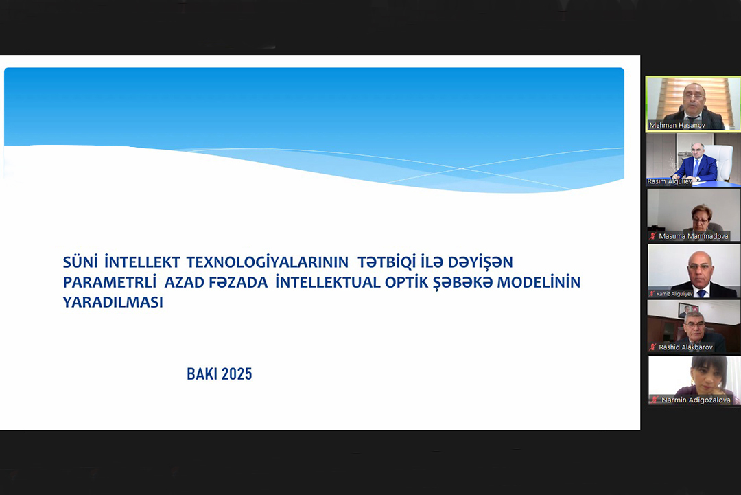 AzTU və İnformasiya Texnologiyaları İnstitutu azad kosmik fəzada intellektual optik şəbəkə modelinin layihələndirilməsi istiqamətində birgə tədqiqatlar aparır, Elm və Təhsil Nazirliyi, Elm ve Tehsil Nazirliyi, Azərbaycan Respublikası Elm və Təhsil Nazirliyi, Azerbaycan Respublikasi Elm ve Tehsil Nazirliyi, Elm və Ali Təhsil üzrə Dövlət Agentliyi, Elm və Ali Təhsil, AMEA, Azərbaycan Milli Elmlər Akademiyası, Elmler Akademiyasi, İnformasiya Texnologiyaları İnstitutu, İnformasiya Texnologiyaları, AMEA ITI, AMEA İTİ, İTİ, ITI, ikt.az, ict.az, ict, ikt, www.ict.az, www.ikt.az, Rasim Aliguliyev, Rasim Əliquliyev, RM Əliquliyev, Əliquliyev Rasim, Academician Rasim Aliguliyev