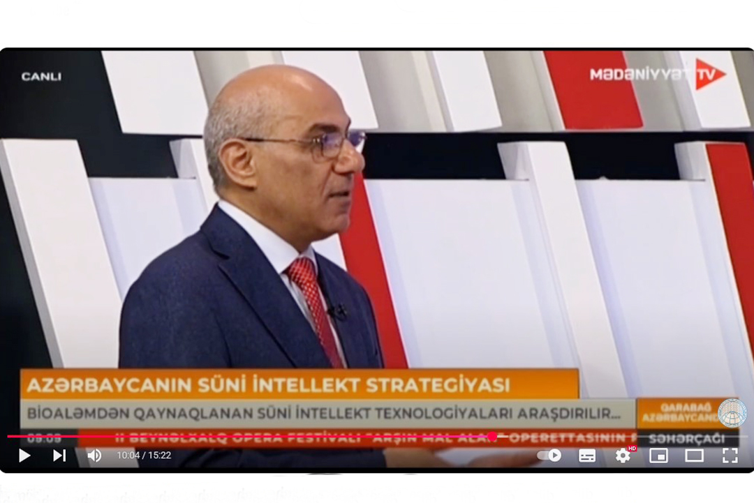 AMEA-nın müxbir üzvü Ramiz Alıquliyev “Mədəniyyət” kanalında süni intellekt problemləri ilə bağlı çıxış edib, Elm və Təhsil Nazirliyi, Elm ve Tehsil Nazirliyi, Azərbaycan Respublikası Elm və Təhsil Nazirliyi, Azerbaycan Respublikasi Elm ve Tehsil Nazirliyi, Elm və Ali Təhsil üzrə Dövlət Agentliyi, Elm və Ali Təhsil, AMEA, Azərbaycan Milli Elmlər Akademiyası, Elmler Akademiyasi, İnformasiya Texnologiyaları İnstitutu, İnformasiya Texnologiyaları, AMEA ITI, AMEA İTİ, İTİ, ITI, ikt.az, ict.az, ict, ikt, www.ict.az, www.ikt.az, Rasim Aliguliyev, Rasim Əliquliyev, RM Əliquliyev, Əliquliyev Rasim, Academician Rasim Aliguliyev