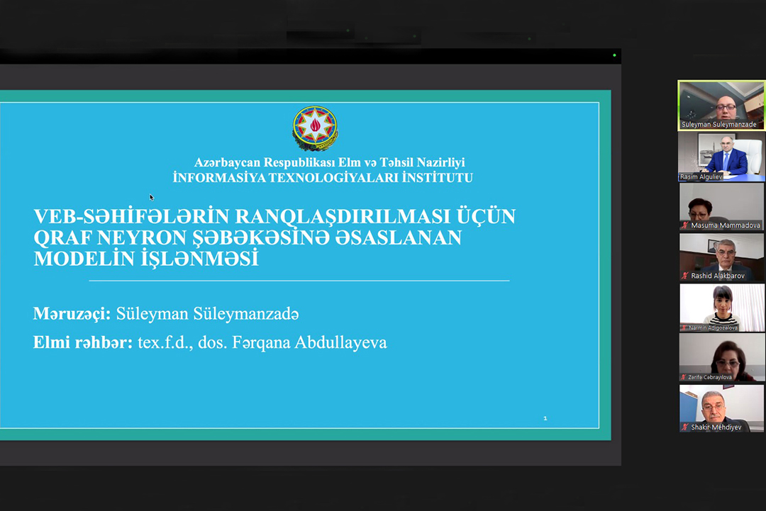Müasir axtarış sistemlərinin daha çevik və etibarlı fəaliyyəti üçün yeni yanaşma təklif edilib, Elm və Təhsil Nazirliyi, Elm ve Tehsil Nazirliyi, Azərbaycan Respublikası Elm və Təhsil Nazirliyi, Azerbaycan Respublikasi Elm ve Tehsil Nazirliyi, Elm və Ali Təhsil üzrə Dövlət Agentliyi, Elm və Ali Təhsil, AMEA, Azərbaycan Milli Elmlər Akademiyası, Elmler Akademiyasi, İnformasiya Texnologiyaları İnstitutu, İnformasiya Texnologiyaları, AMEA ITI, AMEA İTİ, İTİ, ITI, ikt.az, ict.az, ict, ikt, www.ict.az, www.ikt.az, Rasim Aliguliyev, Rasim Əliquliyev, RM Əliquliyev, Əliquliyev Rasim, Academician Rasim Aliguliyev