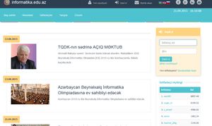 Proqramlaşdırma üzrə onlayn olimpiadaların təşkilati-metodik təminatı portalı istifadəyə verilib, Elm və Təhsil Nazirliyi, Elm ve Tehsil Nazirliyi, Azərbaycan Respublikası Elm və Təhsil Nazirliyi, Azerbaycan Respublikasi Elm ve Tehsil Nazirliyi, Elm və Ali Təhsil üzrə Dövlət Agentliyi, Elm və Ali Təhsil, AMEA, Azərbaycan Milli Elmlər Akademiyası, Elmler Akademiyasi, İnformasiya Texnologiyaları İnstitutu, İnformasiya Texnologiyaları, AMEA ITI, AMEA İTİ, İTİ, ITI, ikt.az, ict.az, ict, ikt, www.ict.az, www.ikt.az, Rasim Aliguliyev, Rasim Əliquliyev, RM Əliquliyev, Əliquliyev Rasim, Academician Rasim Aliguliyev