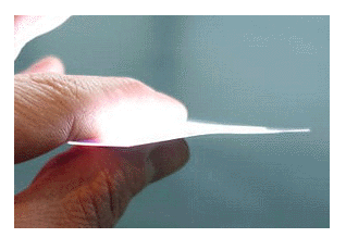 "Shining" paper to replace lamp