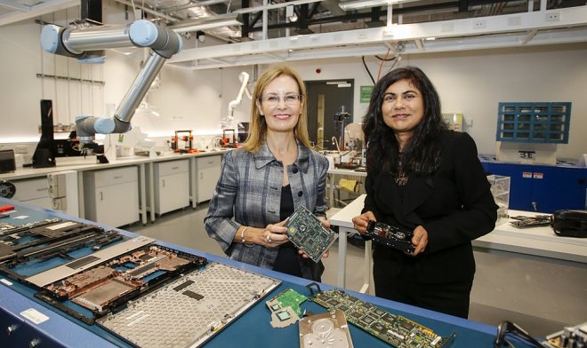 Microfactory gives e-waste new value