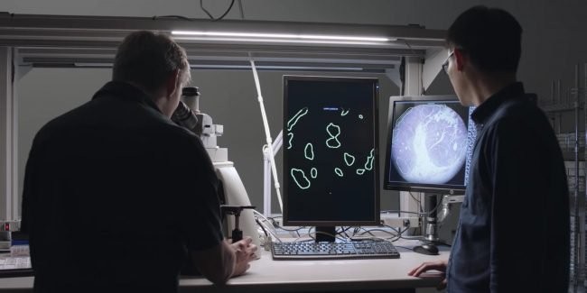 Google created a microscope augmented reality for the diagnosis of cancer