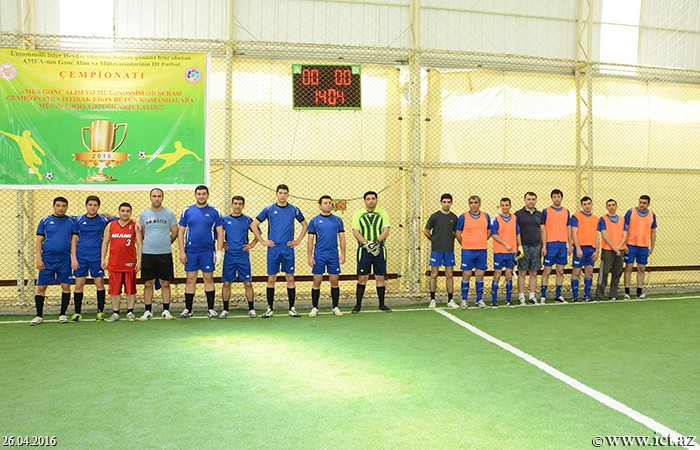 ,Team of the Institute of Information Technology of ANAS won the group matches in the Third Institutional Football Championship