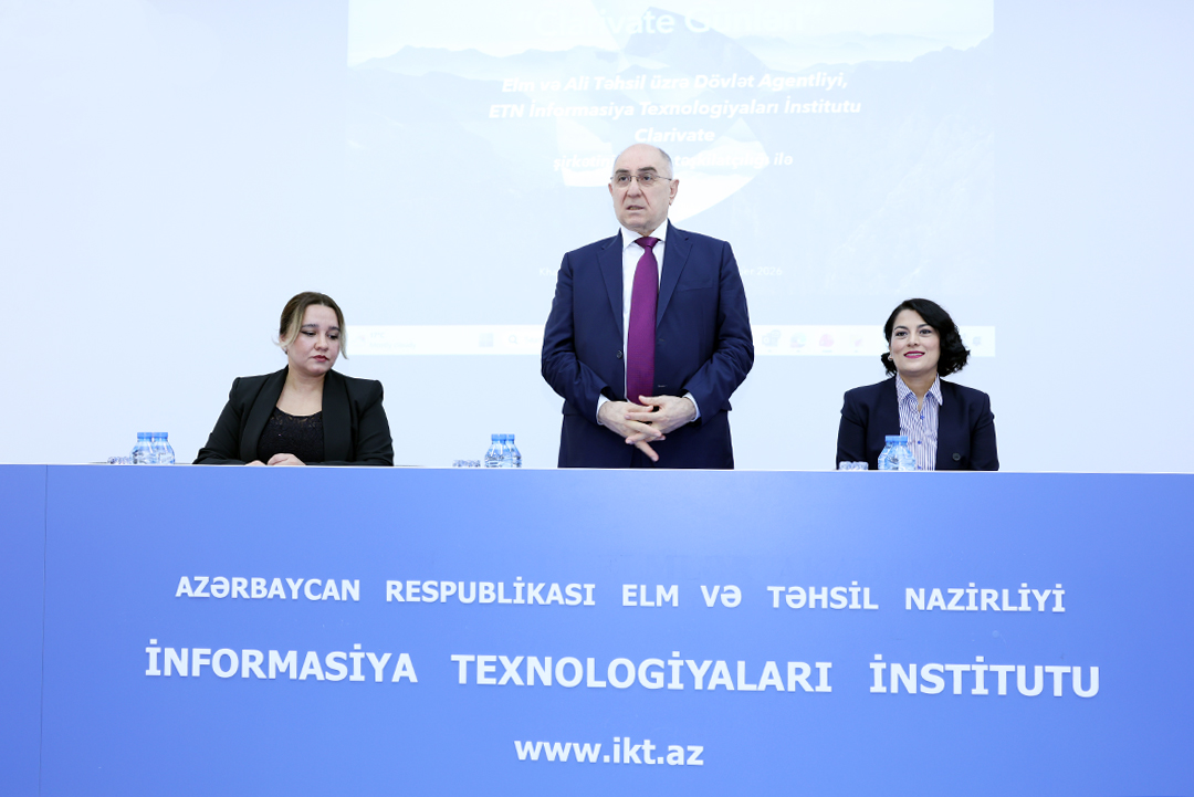 İnformasiya Texnologiyaları İnstitutunda beynəlxalq elmi bazalardan səmərəli istifadə məsələlərinə həsr olunmuş təlim keçirilib,
