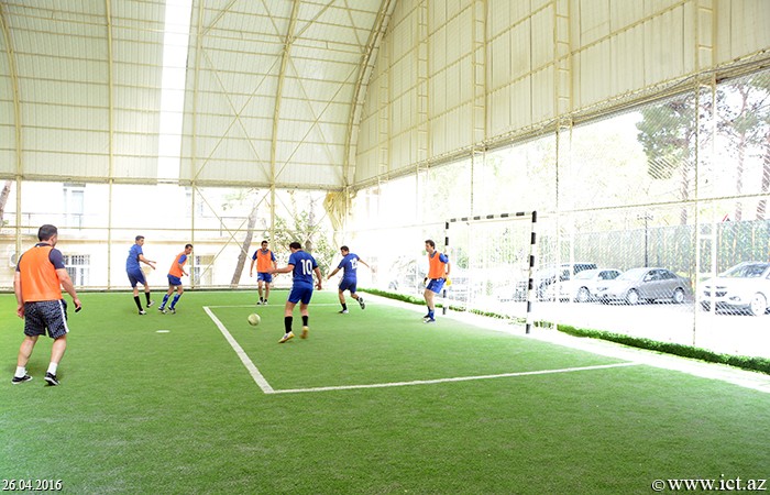 ,Team of the Institute of Information Technology of ANAS won the group matches in the Third Institutional Football Championship