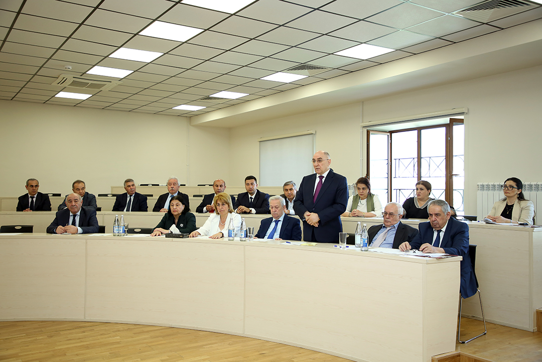Akademik Rasim Əliquliyev Qarabağ Universitetində ustad dərsi keçib,