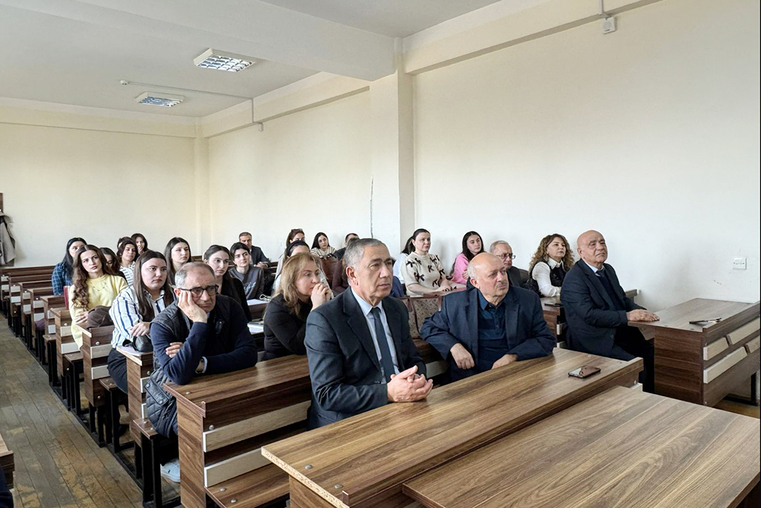 AMEA-nın muxbir üzvü Ramiz Alıquliyev Bakı Dövlət Universitetində ustad dərsi keçib,