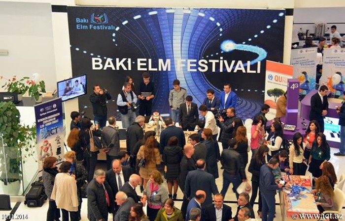 ,The activities of the institute are exhibited at "Baku Science Festival-2014"