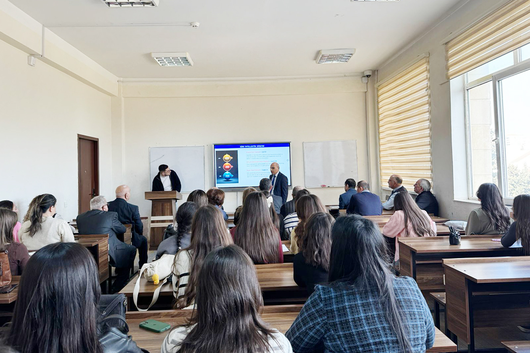 AMEA-nın muxbir üzvü Ramiz Alıquliyev Bakı Dövlət Universitetində ustad dərsi keçib,