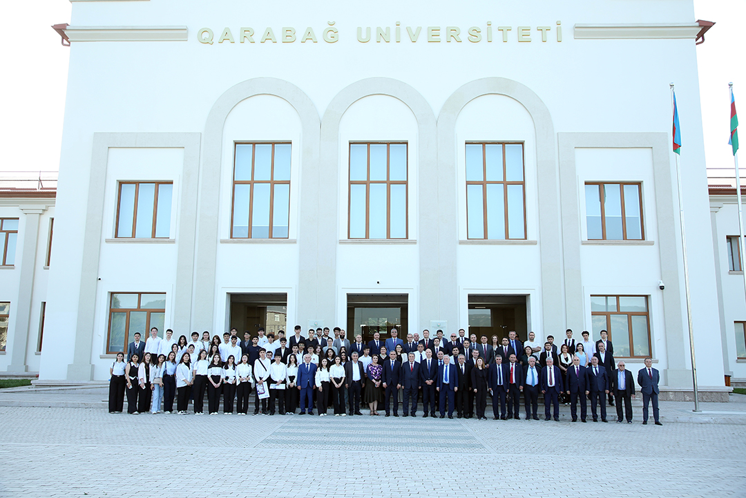 Akademik Rasim Əliquliyev Qarabağ Universitetində ustad dərsi keçib,