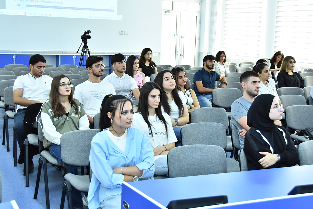 İnstitutda Bakı Biznes Universitetinin tələbələri üçün informasiya texnologiyaları üzrə  dərslərə start verilib,