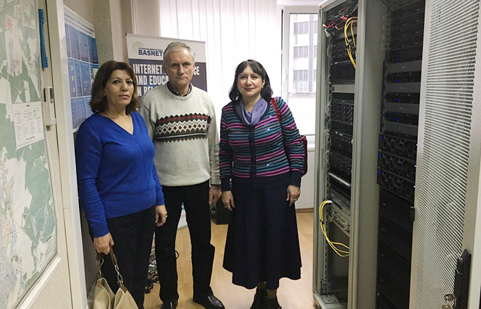 AMEA İnformasiya Texnologiyaları İnstitutu, ict.az Gülnarə Nəbibəyova, Əfruz Qurbanova,Institute's staff got acquainted with BASNET network