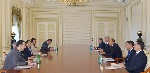 Prezident İlham Əliyev İranın rabitə və informasiya texnologiyaları nazirinin başçılıq etdiyi nümayəndə heyətini qəbul edib