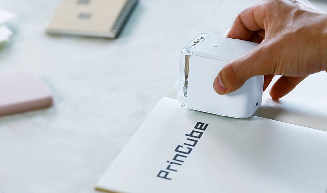 The smallest PrinCube color printer in the world can print on any surface