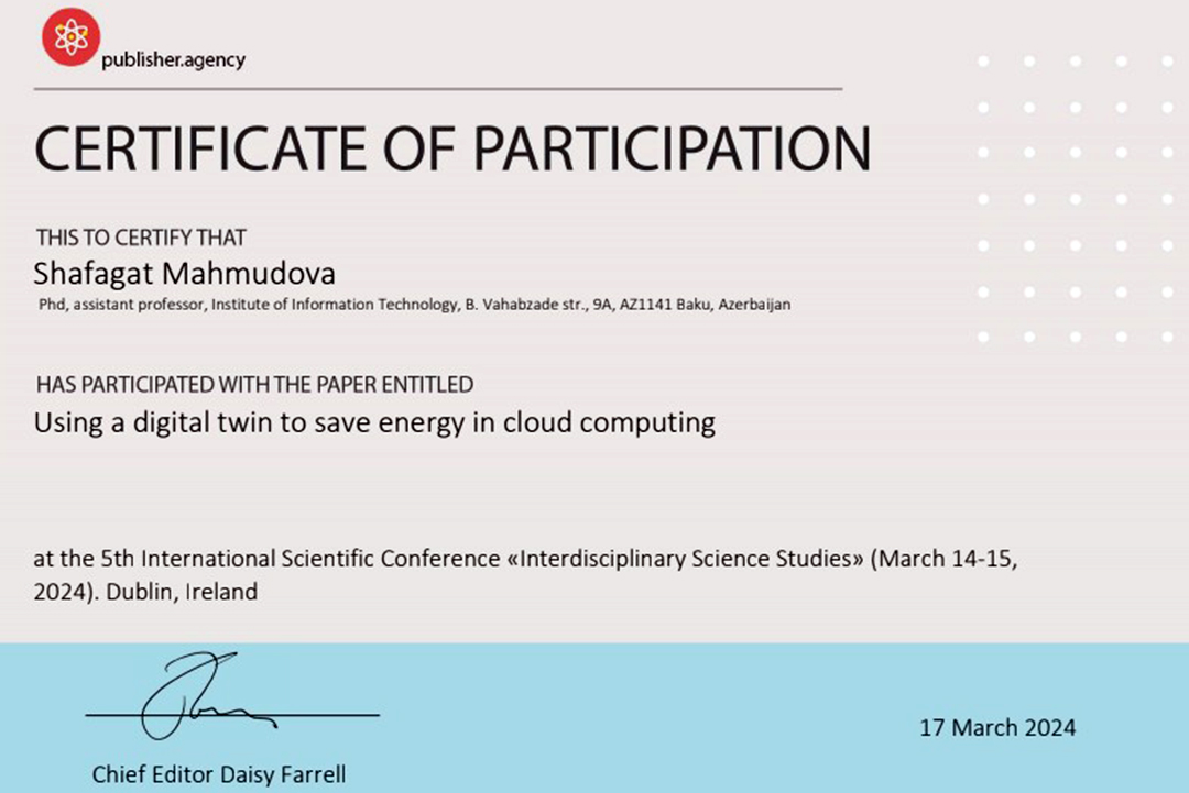 Azərbaycan alimi beynəlxalq elmi konfransda məruzə ilə çıxış edib, Elm və Təhsil Nazirliyi, Elm ve Tehsil Nazirliyi, Azərbaycan Respublikası Elm və Təhsil Nazirliyi, Azerbaycan Respublikasi Elm ve Tehsil Nazirliyi, Elm və Ali Təhsil üzrə Dövlət Agentliyi, Elm və Ali Təhsil, AMEA, Azərbaycan Milli Elmlər Akademiyası, Elmler Akademiyasi, İnformasiya Texnologiyaları İnstitutu, İnformasiya Texnologiyaları, AMEA ITI, AMEA İTİ, İTİ, ITI, ikt.az, ict.az, ict, ikt, www.ict.az, www.ikt.az, Rasim Aliguliyev, Rasim Əliquliyev, RM Əliquliyev, Əliquliyev Rasim, Academician Rasim Aliguliyev