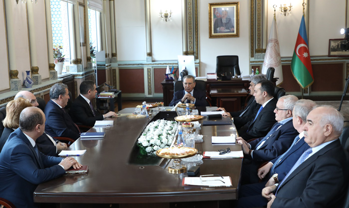 Presidium of ANAS hosted for a meeting with a number of government officials